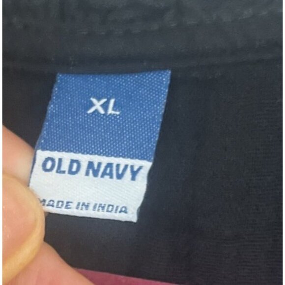 Old Navy Sz Xl Black Pockets Flutter Sleeve Crinkle Gauze Mini Swing Dress - Picture 4 of 12